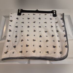 Ralph Lauren Teddy Bear Baby Receiving Blanket